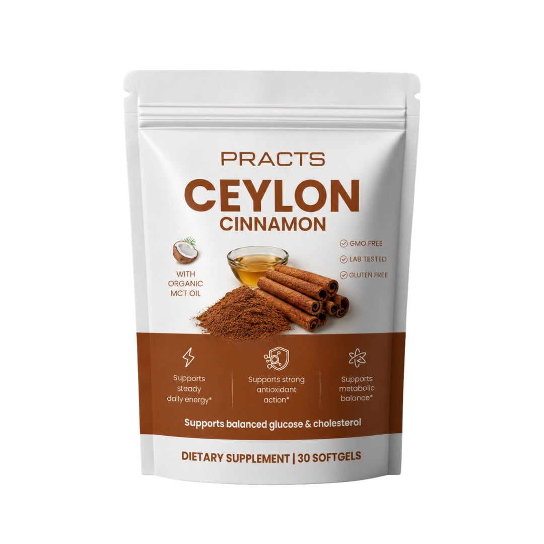 PRACTS Ceylon Cinnamon equivalent to 7,200 mg with MCT Oil UK